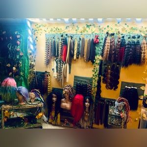 Very beautiful collection of bulk hair and wigs locs and more all on sale🥰🌈